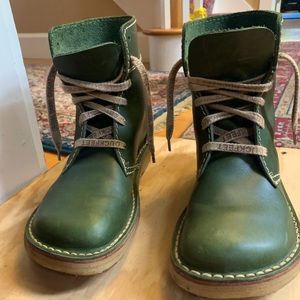 Original danish duckfeet in green!